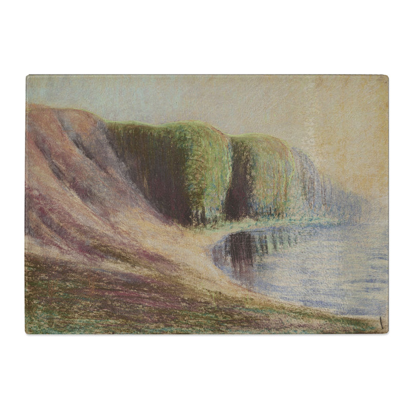 Seashore by Mikalojus Konstantinas Chopping Board, 0.4cm H x 28.5cm W x 39cm L