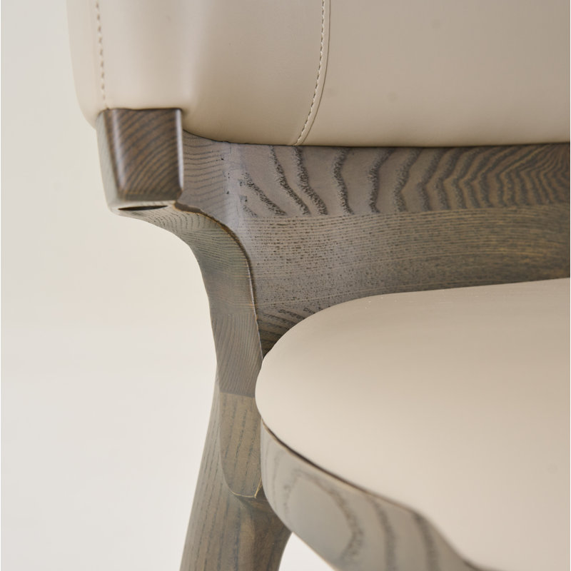 Calvary - Mid-century Modern Counter Chair, Gray Ash