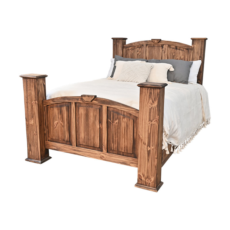 Rustic Timber Medio Queen Bed