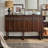 Dark Walnut Solid + Manufactured Wood Sideboard