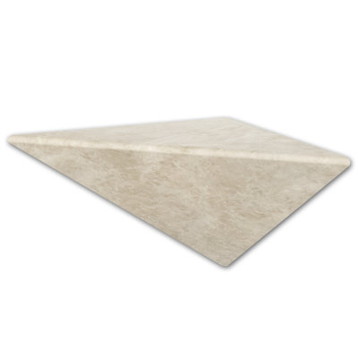 FlexStone 10" Shave Shelf in Creme Travertine