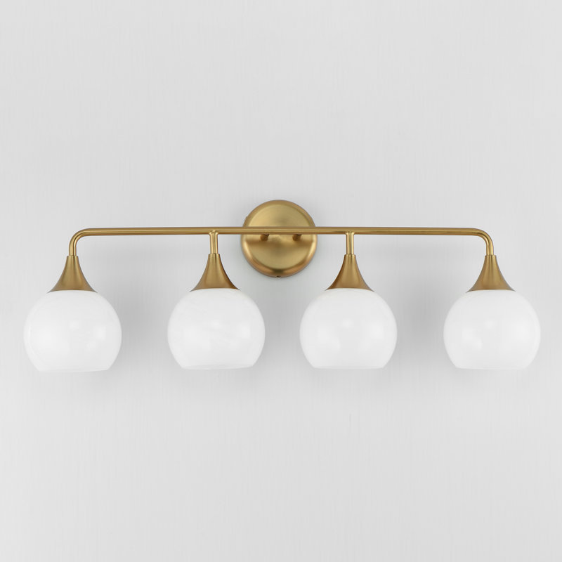 Neve-Bath Vanity, Natural Aged Brass