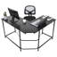 Humberto L-Shaped Steel Writing Desk-657793212-657795282