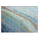 Machine Washable Indoor/Outdoor Xhevrie Blue Rug