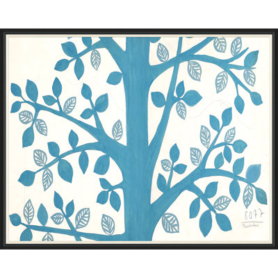 Blue Tree Print by Paule Marrot