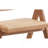 Rattan & Natural Finish Arm Chair (Set of 2)
