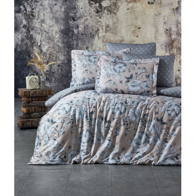 Ensemble de housse de couette 100% coton Leonel