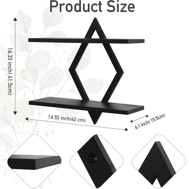 Wood Tiered Shelf