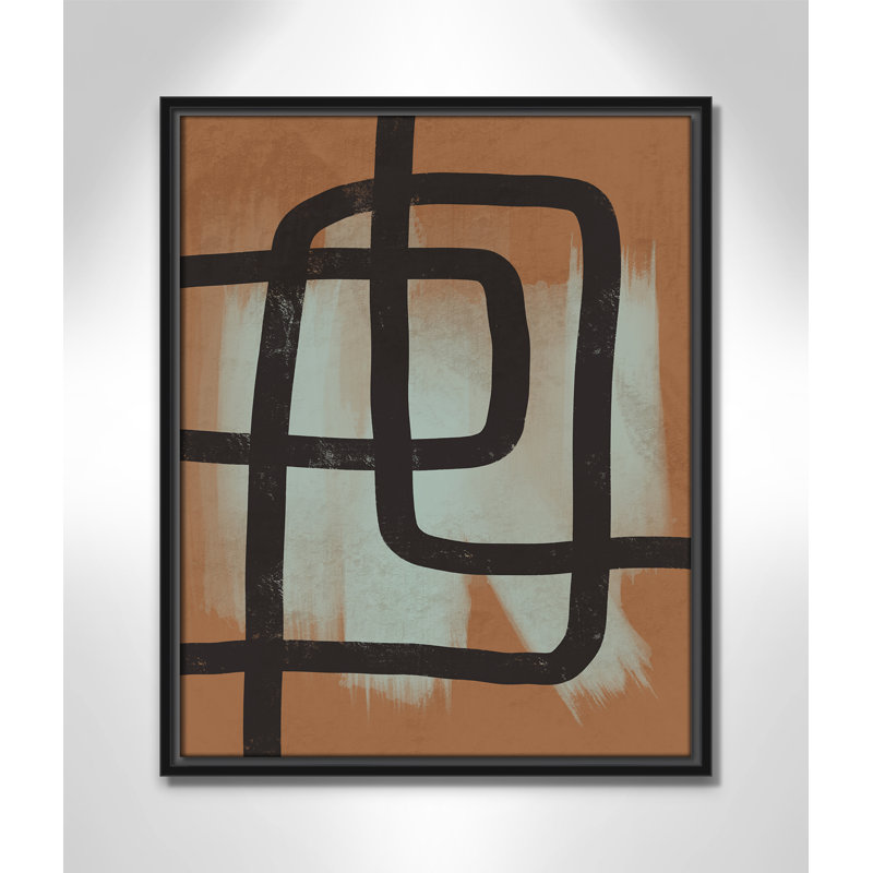 Many Paths Taken 2, 21.5" H x 17.5" W x 2" D, Black
