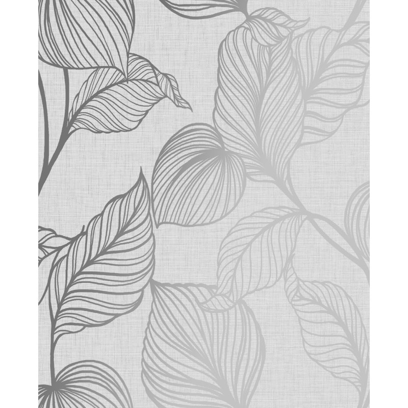 Merauke Floral Wallpaper Roll, Moonstone