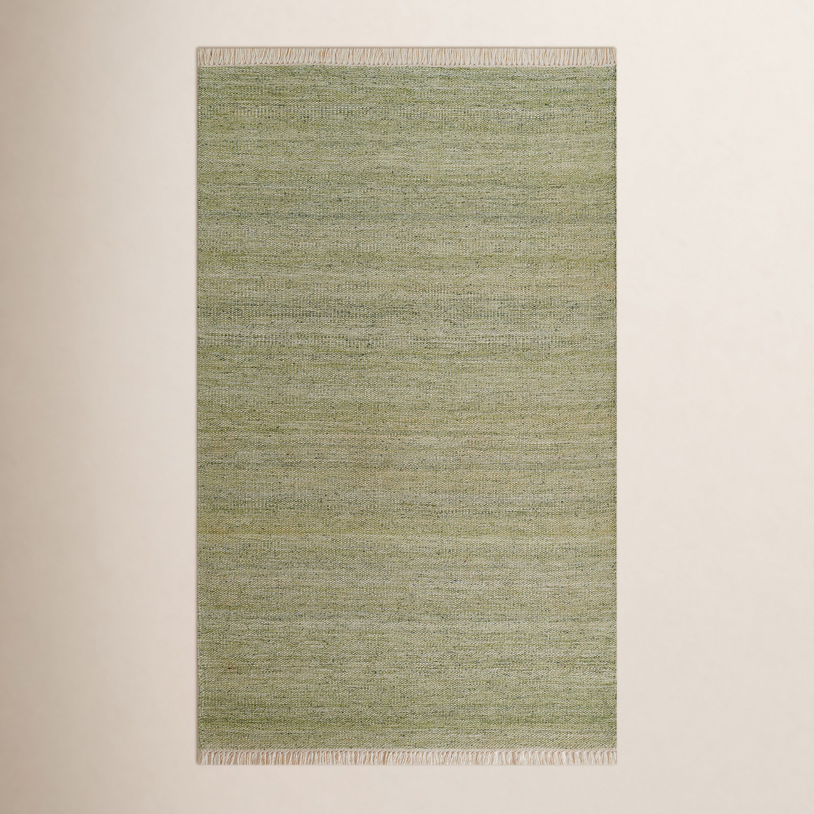 Cassandra Green Hand-Woven Outdoor Rug, Rectangle 10' x 14'
