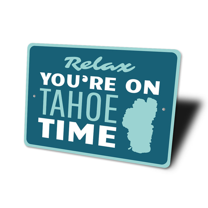 Signe Tahoe Time, H 12 po x l 18 po x P 0,06 po