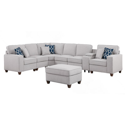 Sam Sectional Sofa With Ottoman