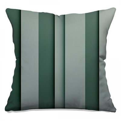 Vertical Striped Panels Double Sided Throw Pillows