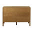 Armoire décorative à 2 portes réglables, style moderne, 47,5 po de long, espace de rangement spacieux, fabrication en bois massif, café foncé, armoire texturée avec tablettes - intérieur
