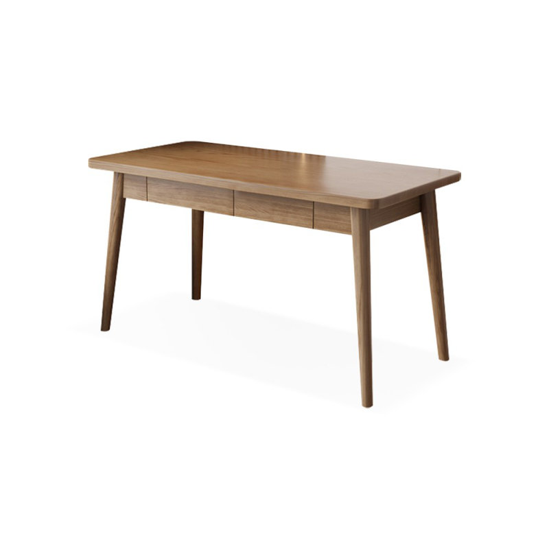 Bureaux rectangulaires en bois massif brun clair, H 29,53 po x l 47,24 po x P 23,62 po