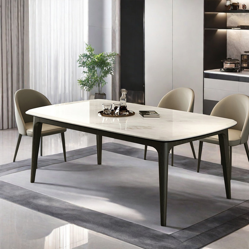 Tables de salle à manger rectangulaire Luxury, H 29,9 po x L 59 po x l 35,4 po