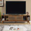 Meuble télé 67,9 po Mid-Century Modern Rattan-254335265