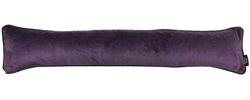 Farreli Fabric Draught Excluder, Aubergine