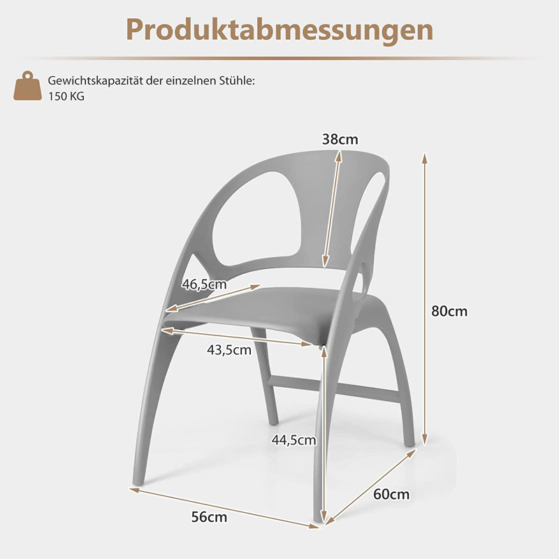 Adalgira Slat Back Folding Side Chair, Grey/Brown/Blue