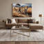 "Big Cats", art mural beige sur toile guépard de Tanzanie-1422808436