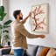 Blossoming Branch Botanical 1 Piece Wrapped Canvas Wall Art-1811905417-1811905425