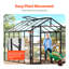 Serre de jardin en polycarbonate pour l'extérieur-109511857-109511862