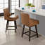 Tabouret de comptoir pivotant Aleksy-171885287
