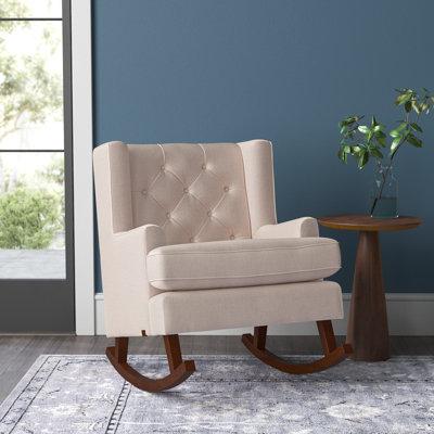 Solid Wood Modern Rocking Chair