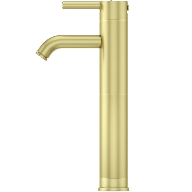 Contempra Vessel Sink Bathroom Faucet, Brushed Gold