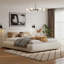 Lit plateforme tapissier Aurelia-122268222