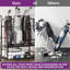 3 Golf Bags Storage Stand Sports Equipment Gear Accessories Rack Organizer With Wheels And Ball Organizer Bin For Garage