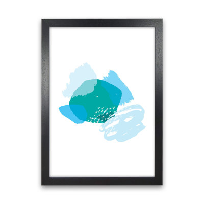 Mismatch Blue And Teal by Pixy Paper - Print