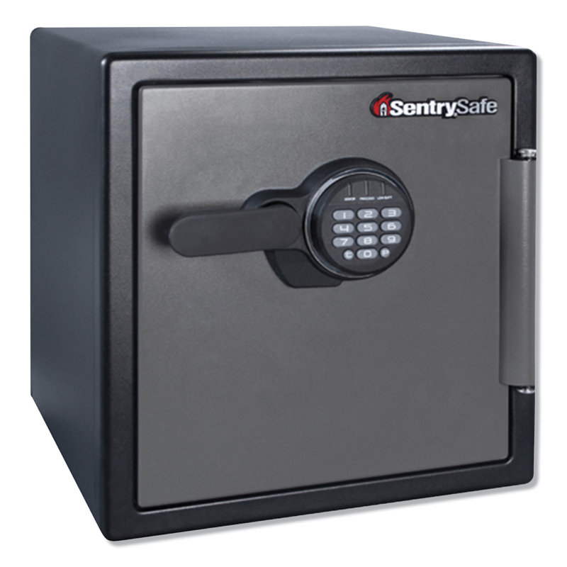 Sentry  Safe Fire-Safe With Digital Keypad Access, 1.23 Cu Ft, 16.38W X 19.38D X 17.88H, Gunmetal