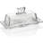 Symple Stuff Frostley Glass Butter Dish