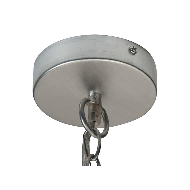 Bette 3 - Light Dimmable Tiered Chandelier, Light Brown/Silver