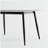Large Rectangular Table with Strong Metal Base Modern Stone Dining Table For Kitchen 1.4M