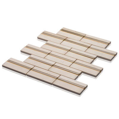1" x 4" Brick Joint Mosaic Tile