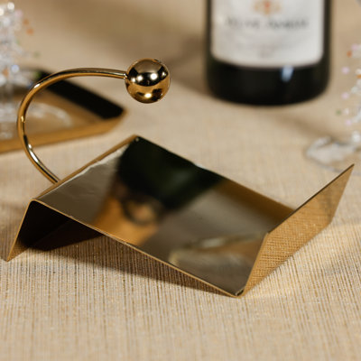 Porte-serviette élégant en métal