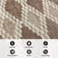 Tapis beige et brun de style sud-ouest-877088297