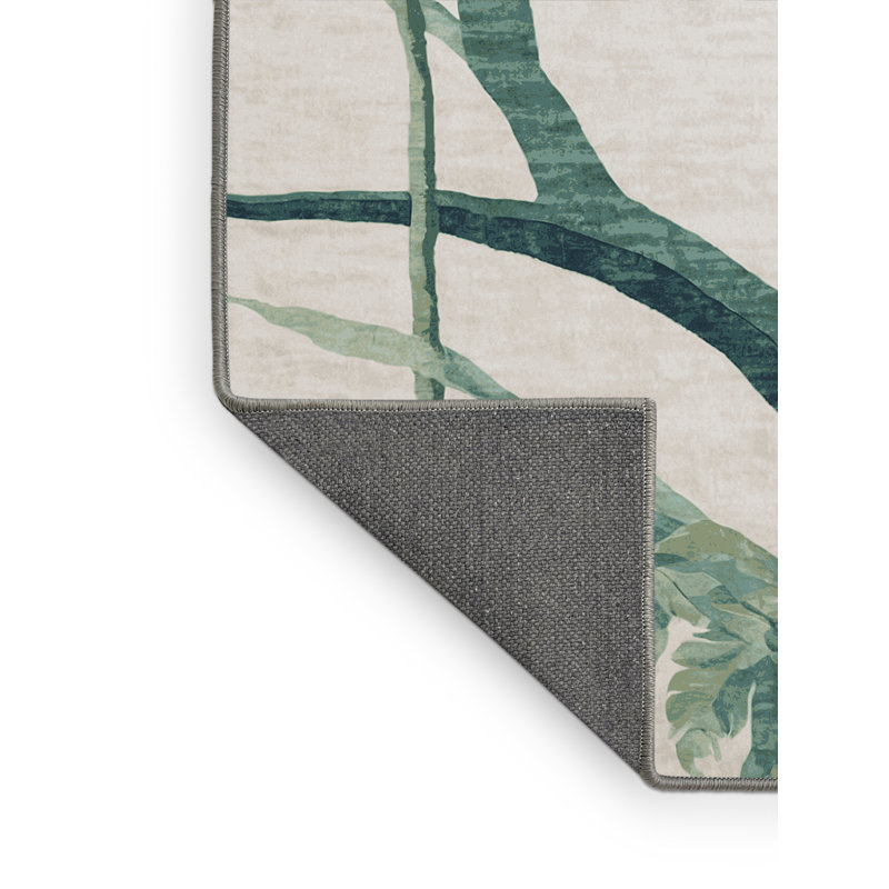 Silky Soft Plush Gray Area Rug, Square 3'