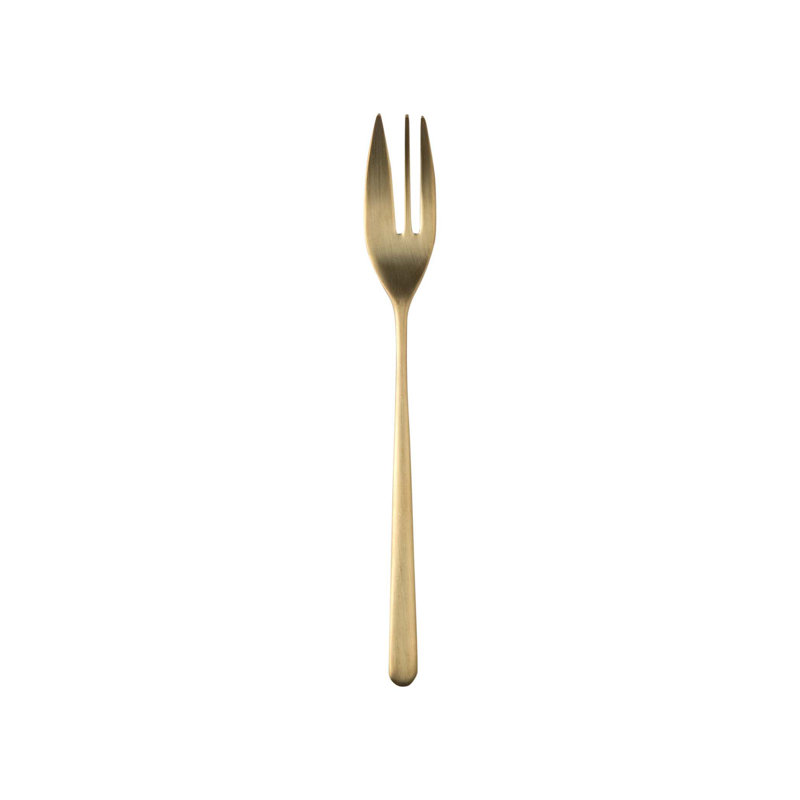 Fourchette à gâteaux Linea - 24 pièces, Glace oro