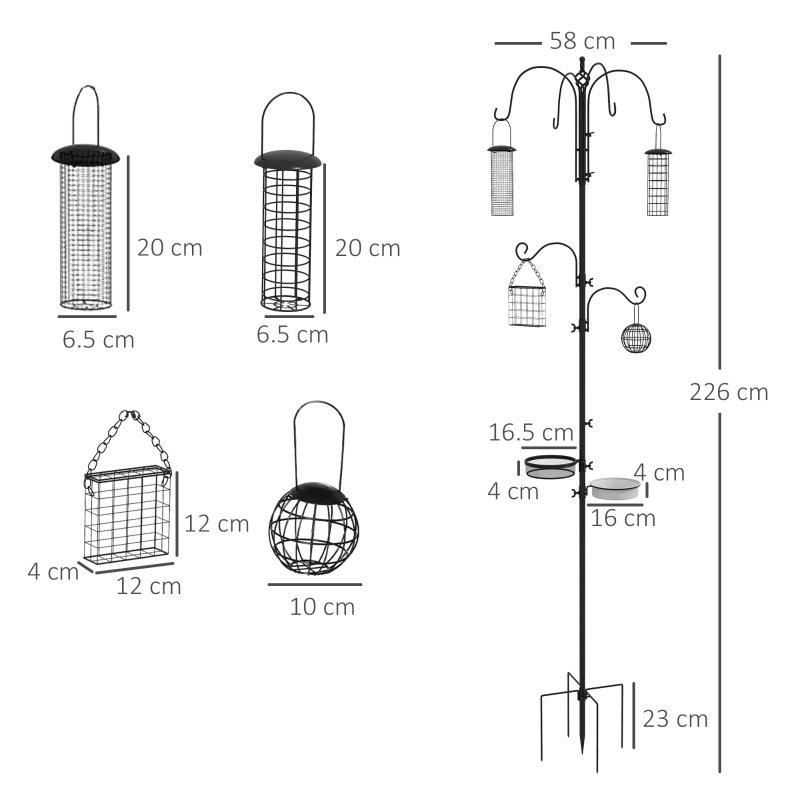 Freestanding Feeding Station
