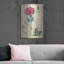  «Botanical Carnation Oeillet Damask» par Jean Plout, art mural en métal, 24 po x 36 po-62175493