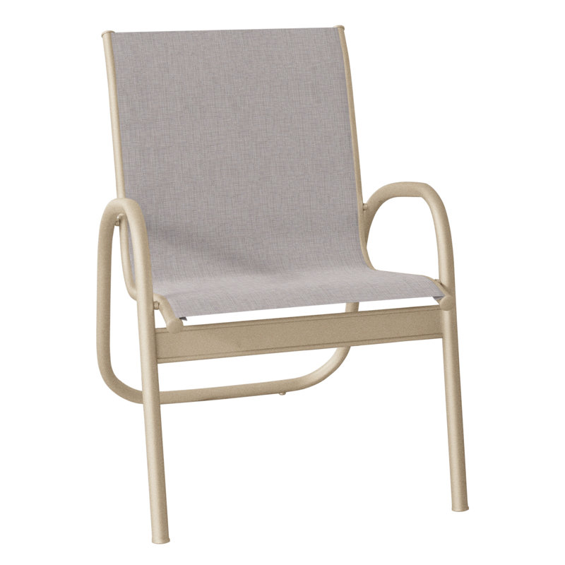 Fauteuil de patio Gardenella, Bois de plage texturé, Sand Sand