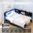 Corner Daybed With Storage Drawers, Bookcase Headboard, Led Lighting & Usb Charging Station-1729319119-1729319116