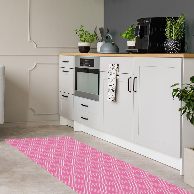 Chenille Geometric Indoor Rug, Runner 2'5" x 8'