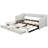 Twin Xl To King Size, Beige, Upholstered Daybed, Two Storage Drawers, Soft And , Wood Slats Support Expandable, King, Optimal Back Arm Support, No Spring Box Needed