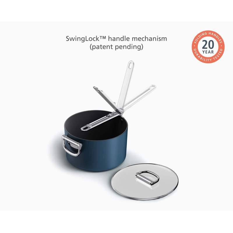 pace Ceramic Non-Stick 7-piece Saucepan Set