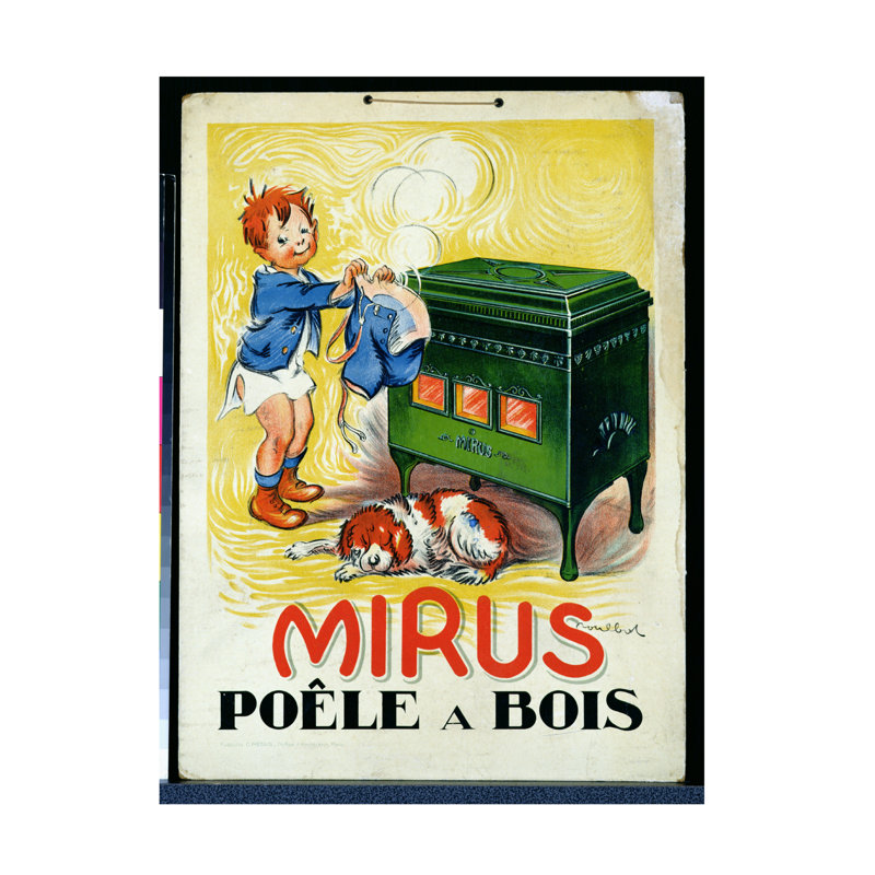 Art sur toile Francisque Poulbot, H 32 po x l 24 po